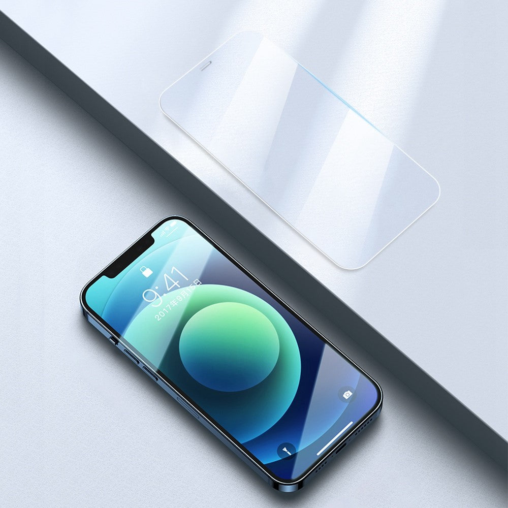 AMORUS For iPhone 14 Plus 6.7 inch 9H Hardness 2.5D Arc Phone Screen Protector Anti-explosion High Aluminum-silicon Glass Phone Protective Film