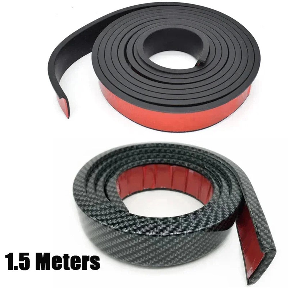 3.5cm Width Universal Car Wheel Eyebrow PVC Protector Strip Wheel Arch Fender Trim Strip, 1.5m