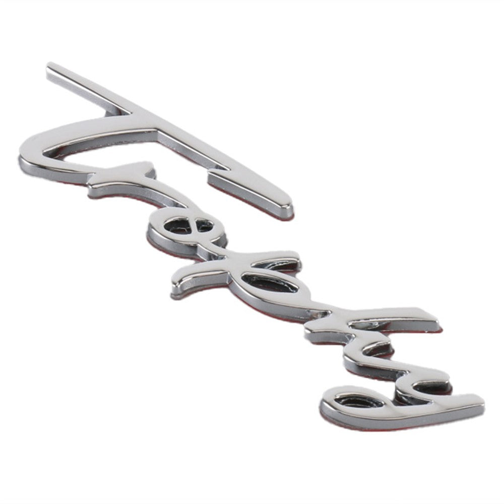 TROPHY Letter Aluminum Alloy Label Decor Self Adhesive Car Decal Sticker SUV Decoration