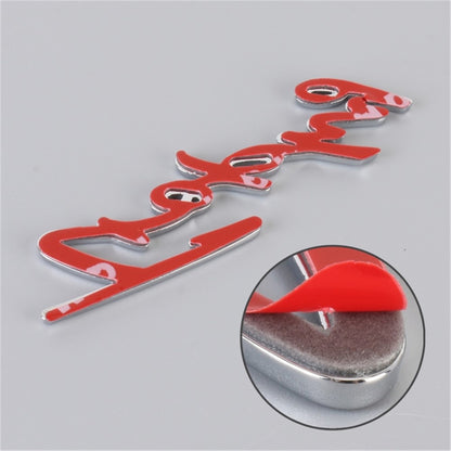 TROPHY Letter Aluminum Alloy Label Decor Self Adhesive Car Decal Sticker SUV Decoration