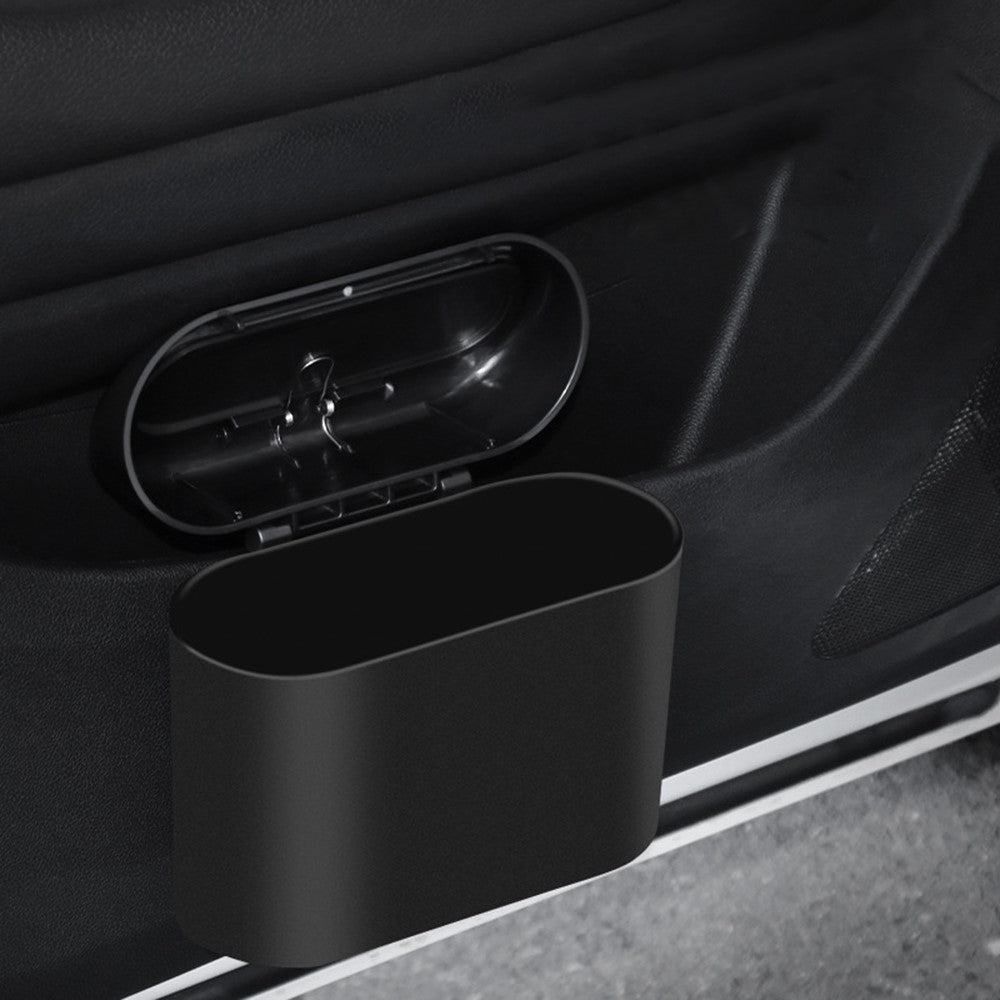 LW-1793 1L Car Garbage Dustbin Auto Interior Hangable Trash Box Organizer