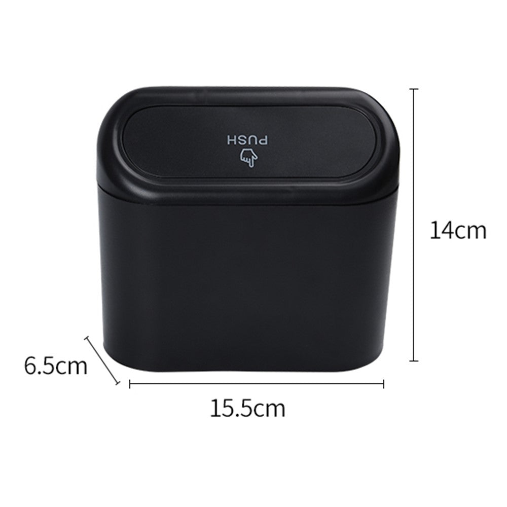 LW-1793 1L Car Garbage Dustbin Auto Interior Hangable Trash Box Organizer
