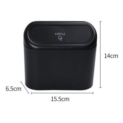 LW-1793 1L Car Garbage Dustbin Auto Interior Hangable Trash Box Organizer