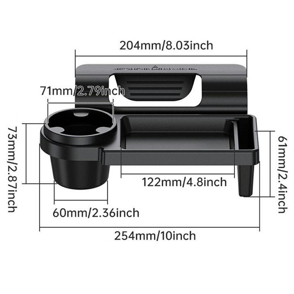 Multi-Function Car Door Hanging Organizer Plastic Phone Cup Holder Storage Box
