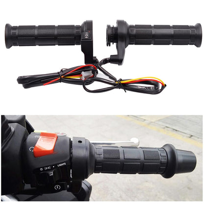 WUPP CS-203A1 1Pair Motorcycle Heated Grips for Winter Universal Electric Heating Handlebar 12V Modified Heating Grips Electric Scooter Handlebar