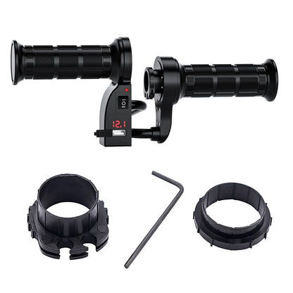 WUPP CS-503A1 1Pair Winter Motorcycle Heated Grips Universal Electric Heating Handlebar 12V Modified Heating Grips E-Bike Warmer Handgrips