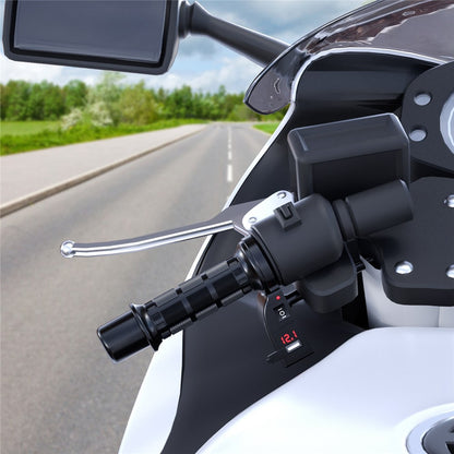 WUPP CS-503A1 1Pair Winter Motorcycle Heated Grips Universal Electric Heating Handlebar 12V Modified Heating Grips E-Bike Warmer Handgrips