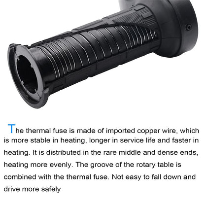 WUPP CS-503A1 1Pair Winter Motorcycle Heated Grips Universal Electric Heating Handlebar 12V Modified Heating Grips E-Bike Warmer Handgrips
