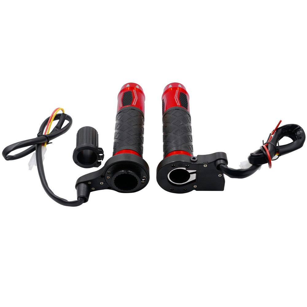 WUPP CS-764 1 Pair Motorcycle Heating Handlebars Aluminum Alloy 12V Electric Heated Handlebar Grips Motorbike Heating Handle Warmers