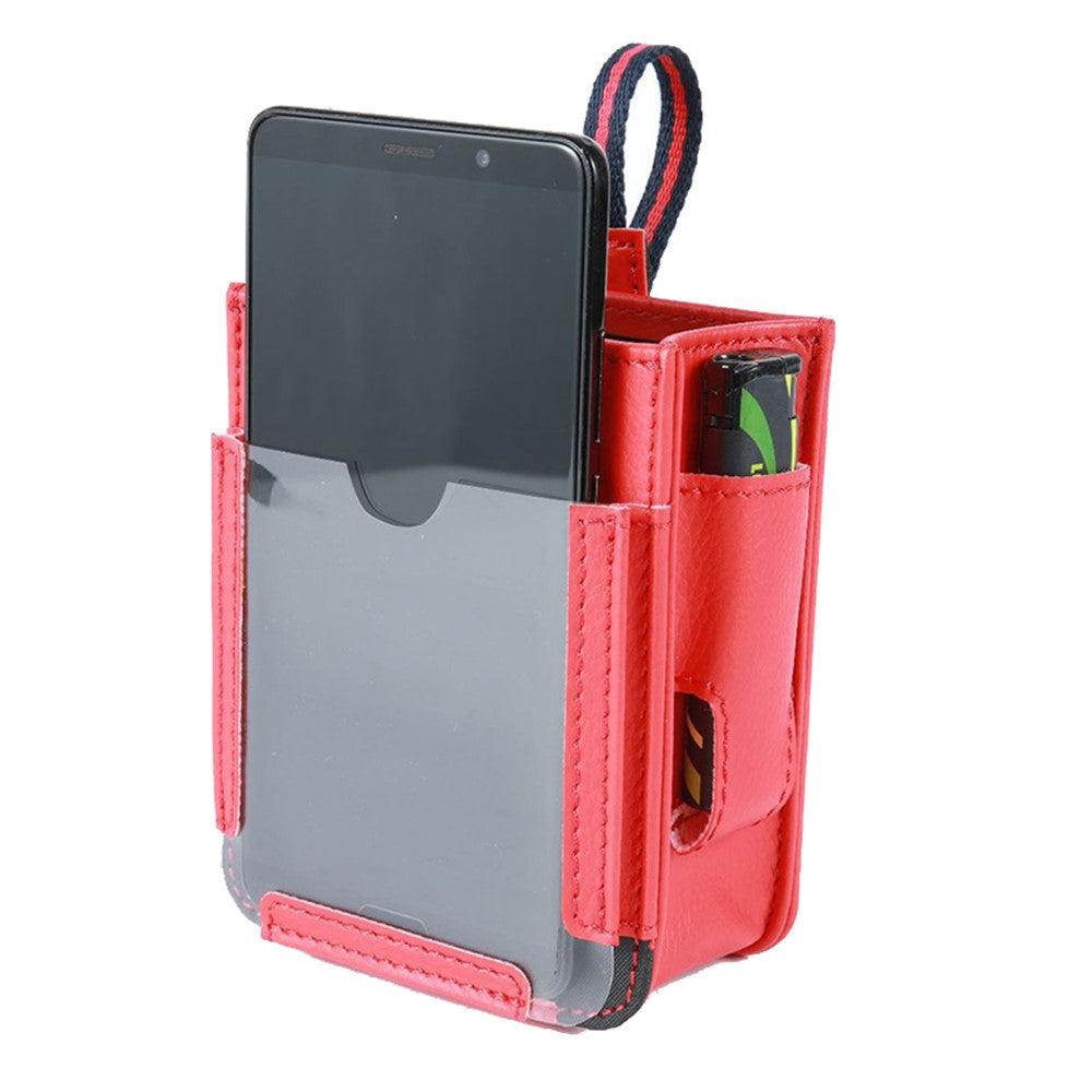 Multifunctional Car Pocket PU Leather Air Outlet Phone Storage Bag Car Interior Accessories
