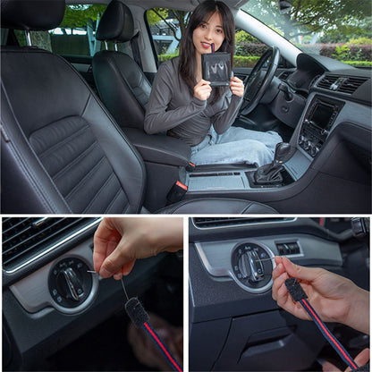 Multifunctional Car Pocket PU Leather Air Outlet Phone Storage Bag Car Interior Accessories