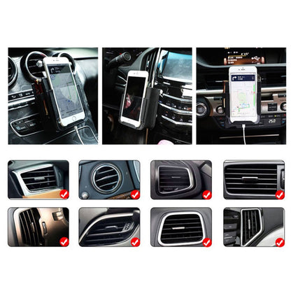 Multifunctional Car Pocket PU Leather Air Outlet Phone Storage Bag Car Interior Accessories