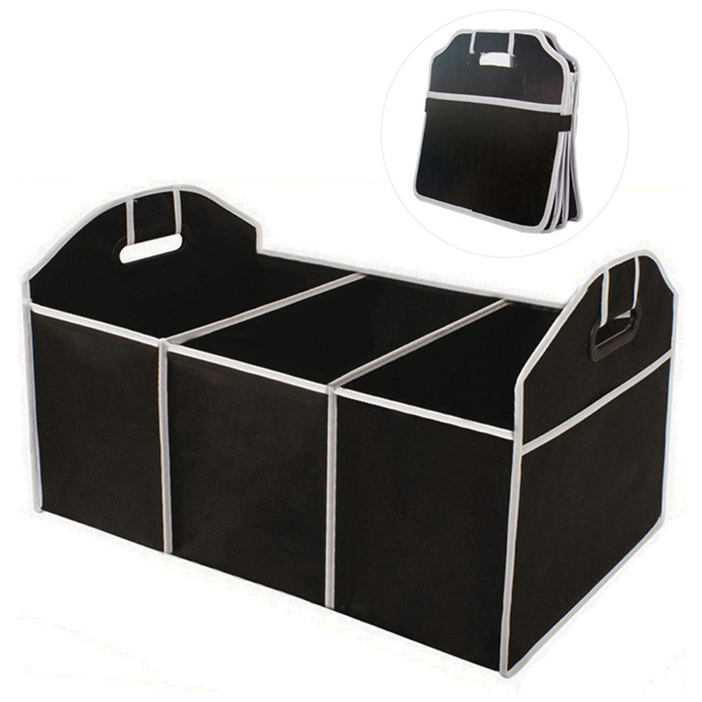 BY-145 Multifunction Car Trunk Organizer Foldable Storage Case Collapsible Box with Upgraded Handle