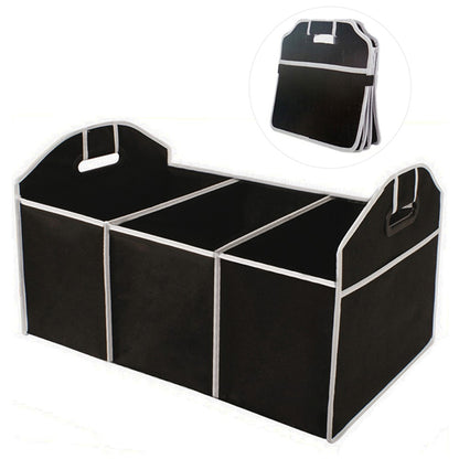 BY-145 Multifunction Car Trunk Organizer Foldable Storage Case Collapsible Box with Upgraded Handle