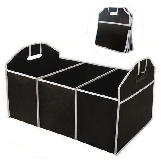 BY-145 Multifunction Car Trunk Organizer Foldable Storage Case Collapsible Box with Upgraded Handle