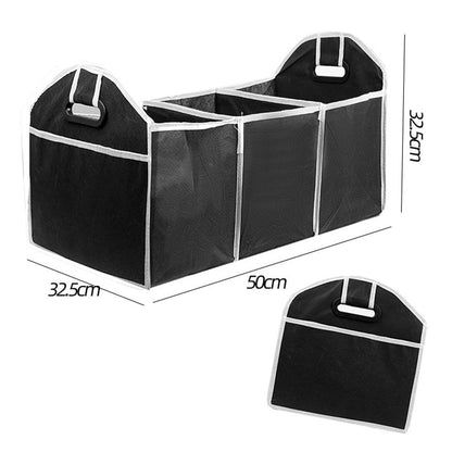 BY-145 Multifunction Car Trunk Organizer Foldable Storage Case Collapsible Box with Upgraded Handle