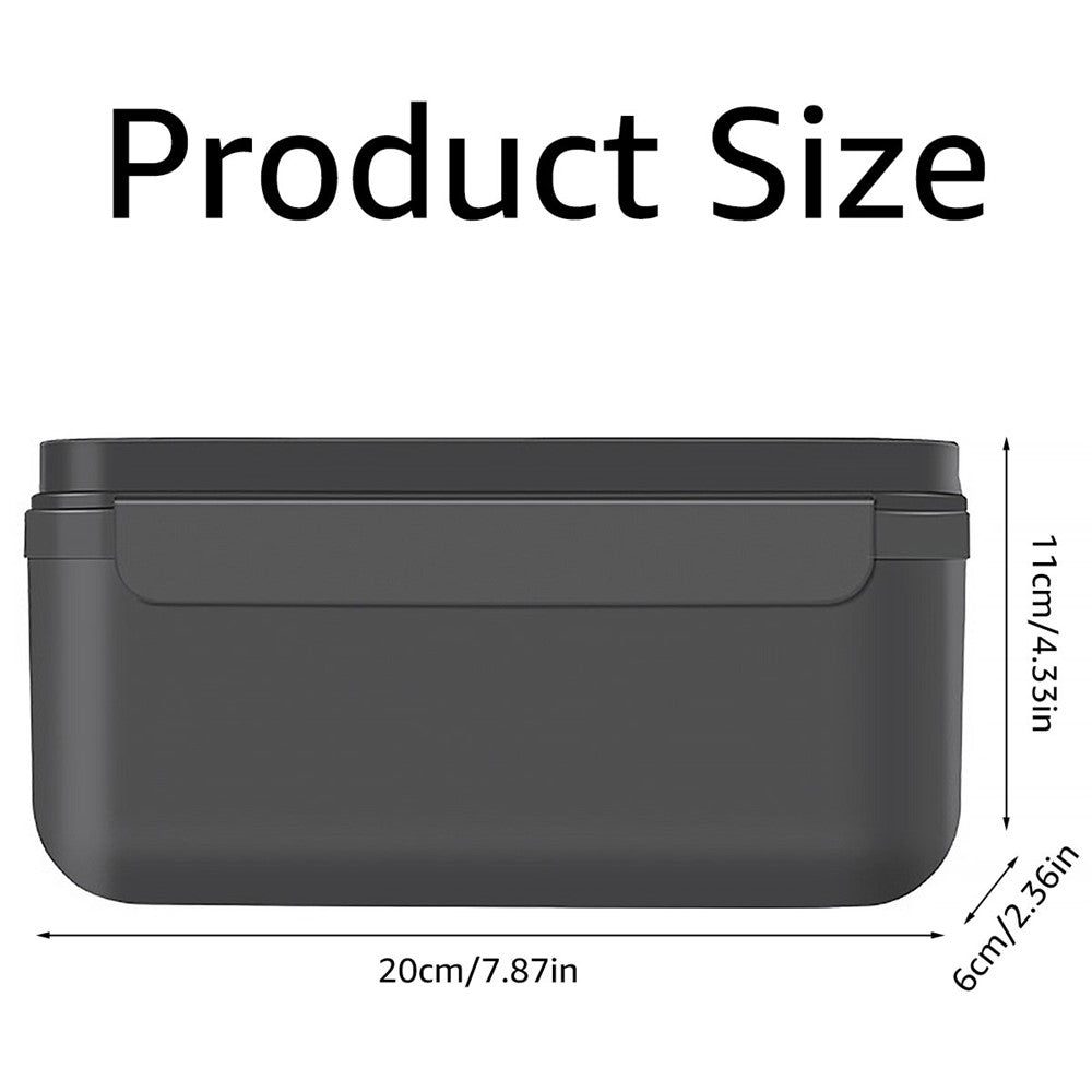 TSL261 For Tesla Model 3 / Y 17-22 Car Center Console Organizer TPE Self-adhesive Auto Armrest Storage Box