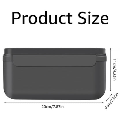 TSL261 For Tesla Model 3 / Y 17-22 Car Center Console Organizer TPE Self-adhesive Auto Armrest Storage Box