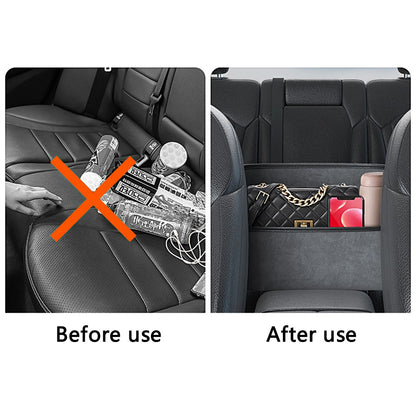AUTOCOLOR Car Middle Seat Organizer Vehicle Central Control Handbag Water Bottle Storage Bag