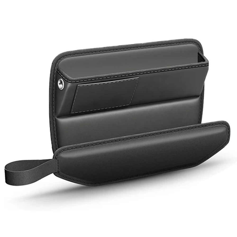 AUTOCOLOR Car Side Seat Gap Crevice Storage Box Pocket Key Phone Holder