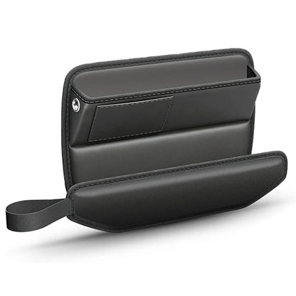 AUTOCOLOR Car Side Seat Gap Crevice Storage Box Pocket Key Phone Holder