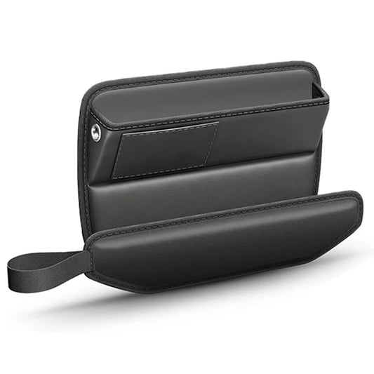 AUTOCOLOR Car Side Seat Gap Crevice Storage Box Pocket Key Phone Holder
