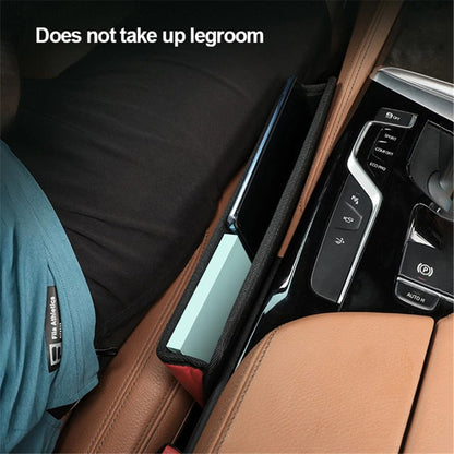 AUTOCOLOR Car Side Seat Gap Crevice Storage Box Pocket Key Phone Holder