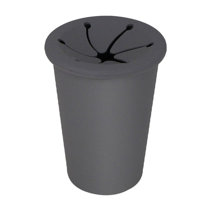 Car Trash Can Garbage Holder Vehicle Door Cup Holder Seat Back Silicone Trash Bin Dustbin