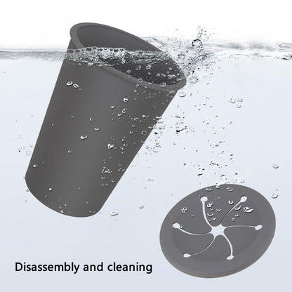 Car Trash Can Garbage Holder Vehicle Door Cup Holder Seat Back Silicone Trash Bin Dustbin