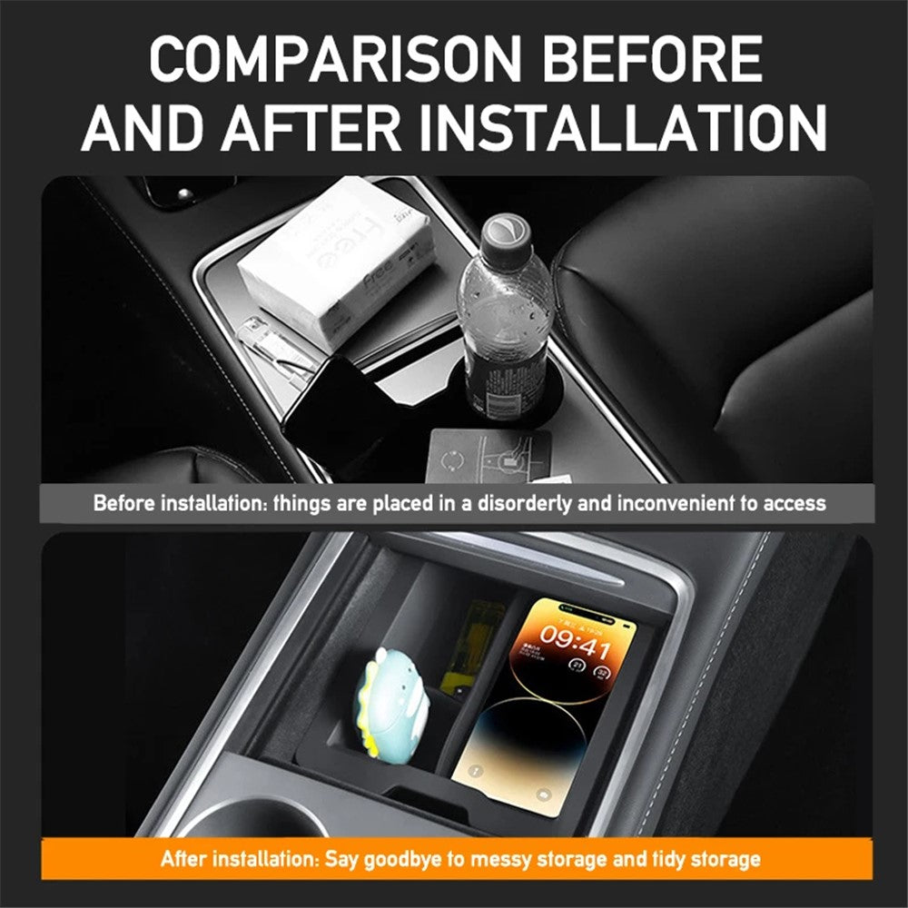 ALZH005 2Pcs / Set For Model Y / 3 Car Center Console Storage Box