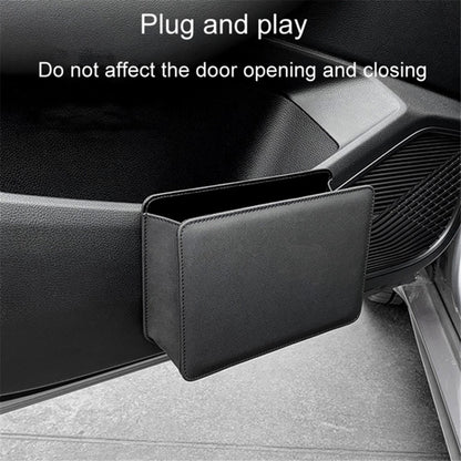 Car Seat Gap Organizer Leather Storage Box Seat Back Side Organizer for Phones Keys