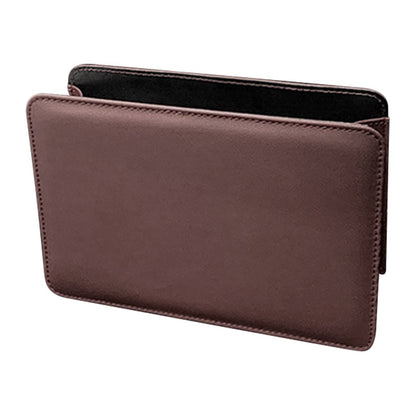 Car Seat Gap Organizer Leather Storage Box Seat Back Side Organizer for Phones Keys