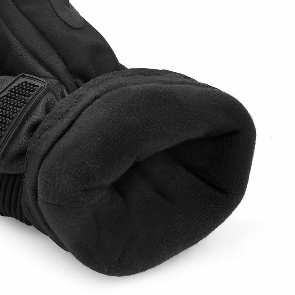Electric Heated Gloves with 2x 5000mAh Battery Touch Screen Winter Thermal Fleece Lined Mittens