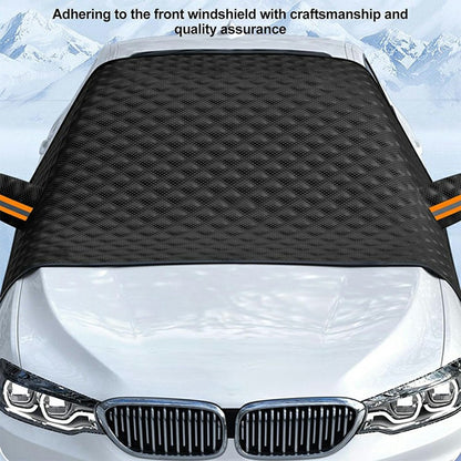 Car Front Windshield Snow Cover Sun-Proof Anti-Frost Winter Windshield Protector with 12 Magnets