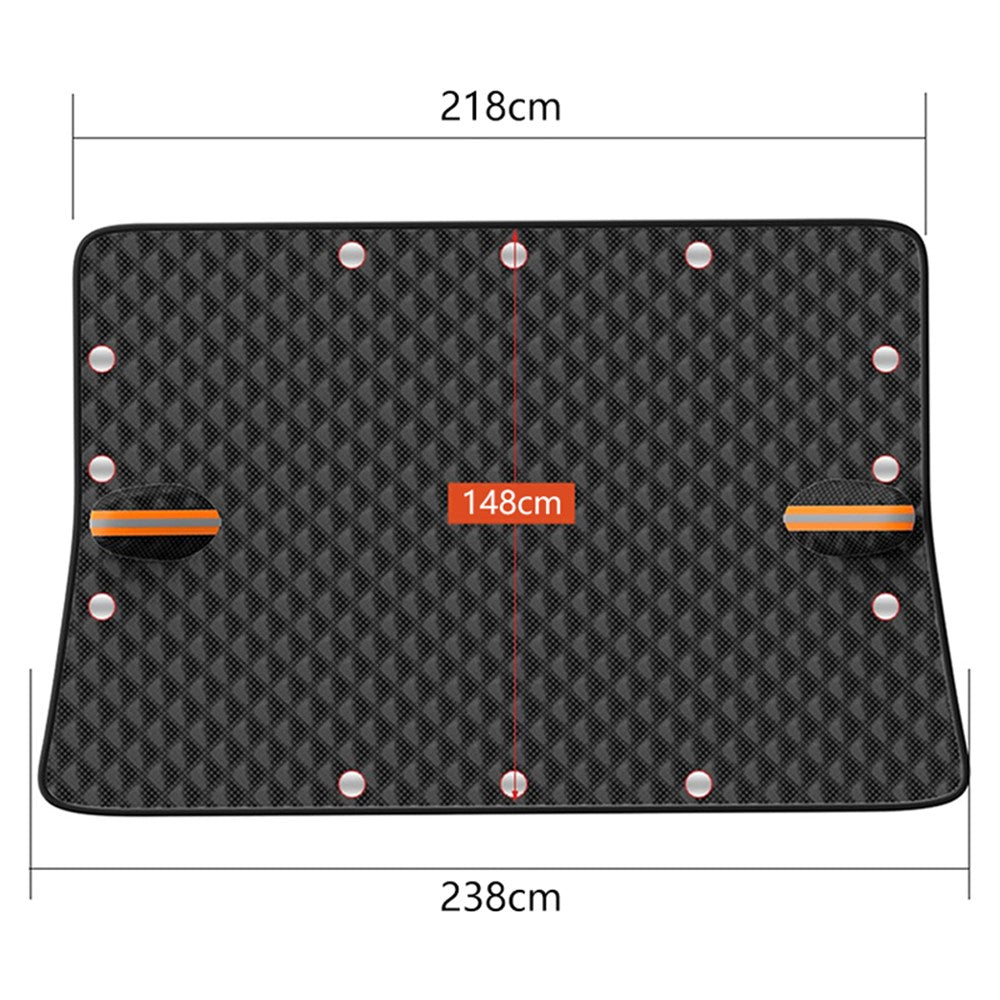 Car Front Windshield Snow Cover Sun-Proof Anti-Frost Winter Windshield Protector with 12 Magnets