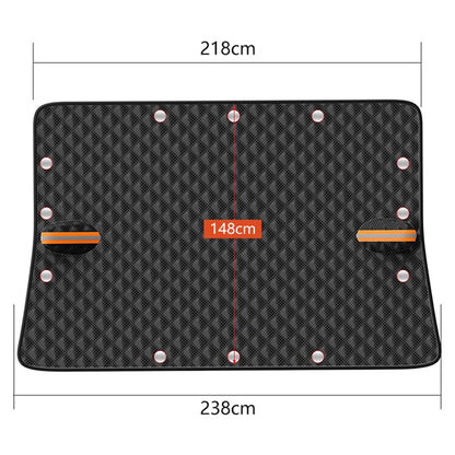 Car Front Windshield Snow Cover Sun-Proof Anti-Frost Winter Windshield Protector with 12 Magnets