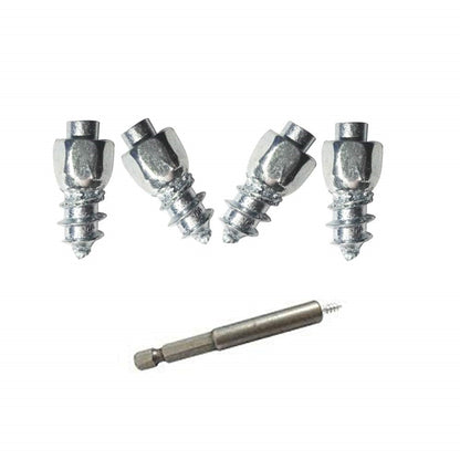 100Pcs 9 x 4mm Screw in Tire Studs Wheel Tyre Studs for Car Truck Motorcycle Bicycle Boot Tire Spikes