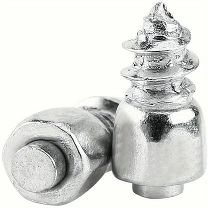 100Pcs 12 x 4mm Screw in Tire Studs Wheel Tyre Studs for Car Truck Motorcycle Bicycle Boot Tire Spikes