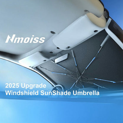 Car Windshield Sun Shade Umbrella Ice Crystal Cooling Foldable UPF 50+ Heat Reflector Umbrella Cover