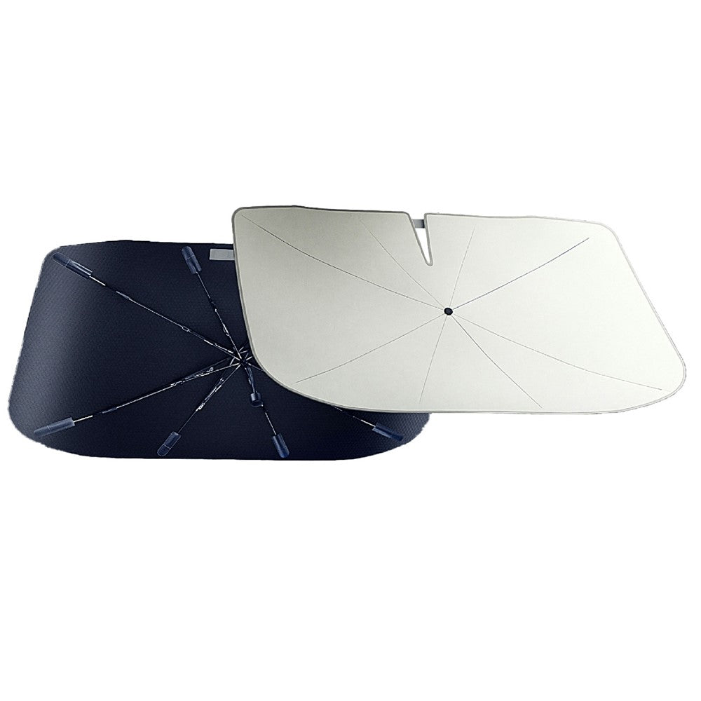 Car Windshield Sun Shade Umbrella Ice Crystal Cooling Foldable 240T Reflective UPF50+ Umbrella Cover