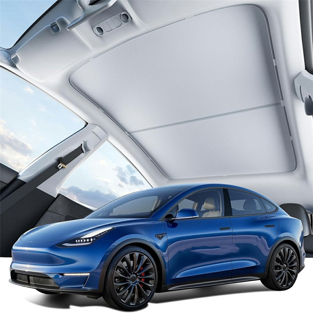 For Tesla Model 3 / Model Y (2025-2026) Juniper Sunroof Sunshade Double Layer Cooling UV Protection Car Roof Sunshade