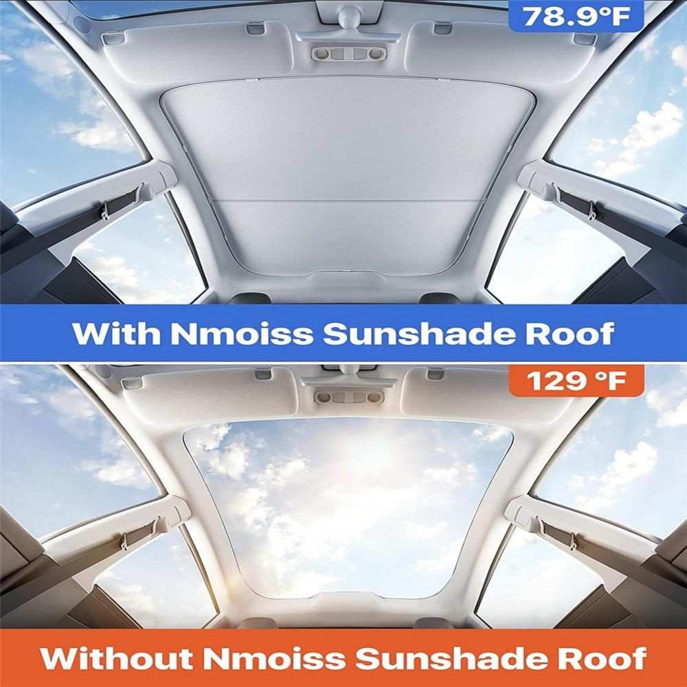 For Tesla Model 3 / Model Y (2025-2026) Juniper Sunroof Sunshade Double Layer Cooling UV Protection Car Roof Sunshade