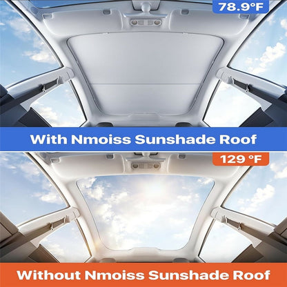 For Tesla Model 3 / Model Y (2025-2026) Juniper Sunroof Sunshade Double Layer Cooling UV Protection Car Roof Sunshade