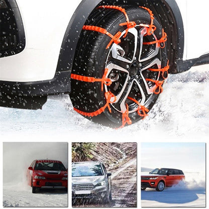 20Pcs Car Winter Tires Snow Chain Outdoor Car Winter Tire Wheels Chains Snow Wheel Tyre Cable Belt