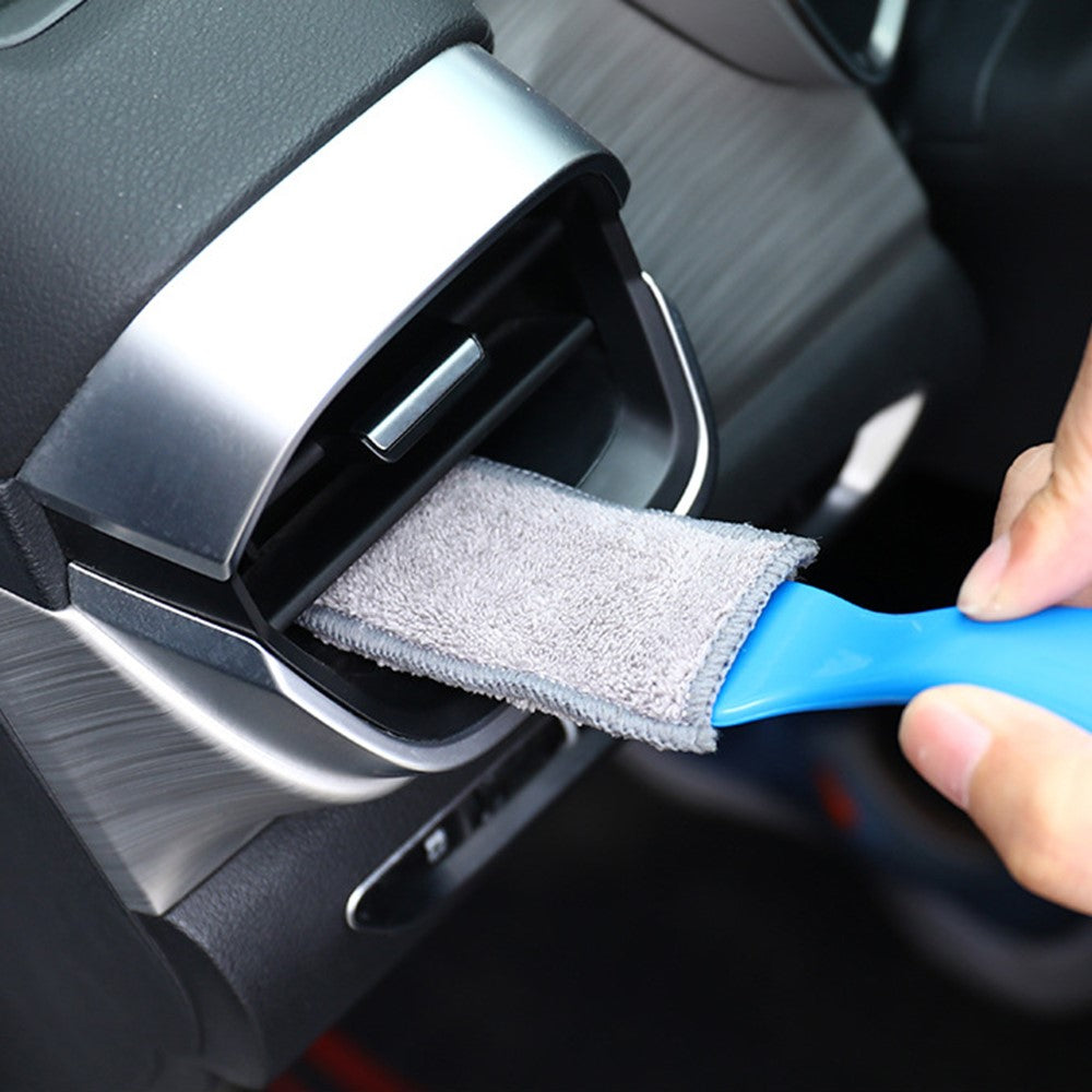 Car Air Conditioning Outlet Dust Removal Brush Multifunctional Double-head Auto Interior Cleaning Tool