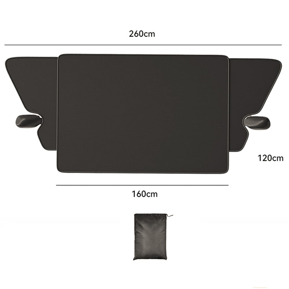 Car Windshield Snow Cover Oxford Cloth Snowproof Frost-proof Sun-proof Cover
