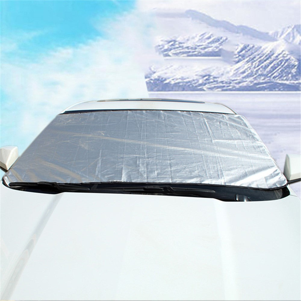 BY-689 200*70cm Car Windshield Protective Cover Aluminium Film Snow-proof Sun-proof Cover