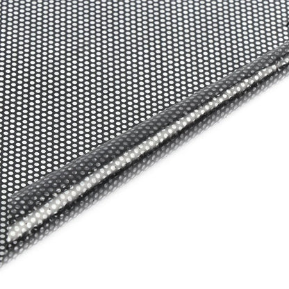 2Pcs 38x42cm Car Window Sunshade Sticker PVC Black Mesh Anti-UV Vehicle Glass Film