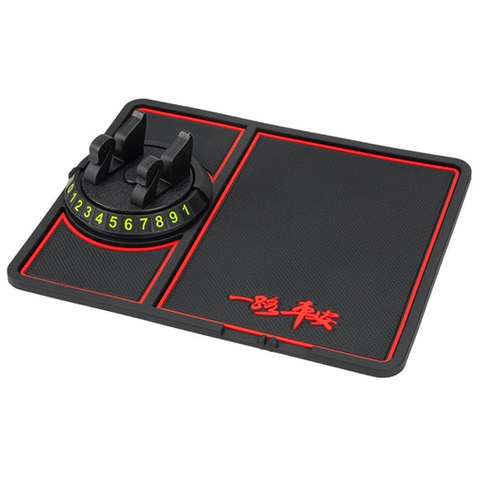BAVISS B-58 Car Dashboard Sticky Pad 360 Degrees Rotation Mobile Phone Holder Mat