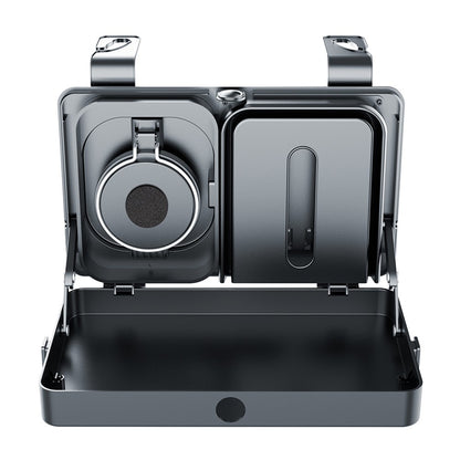 K255 Car Back Seat Food Tray Cup Holder Tissue Box Storage Rack Plastic Expandable Organizer